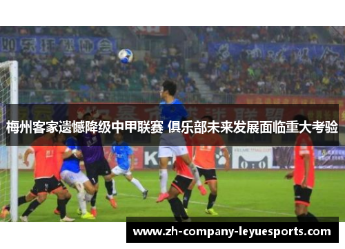 梅州客家遗憾降级中甲联赛 俱乐部未来发展面临重大考验 梅州客家遗憾降级中甲联赛 俱乐部未来发展面临重大考验