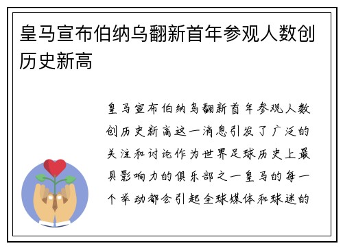 皇马宣布伯纳乌翻新首年参观人数创历史新高